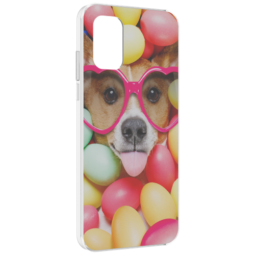 Чехол MyPads Собака-в-яйцах для Nokia G21 задняя-панель-накладка-бампер чехол mypads собака в яйцах для meizu v8 задняя панель накладка бампер