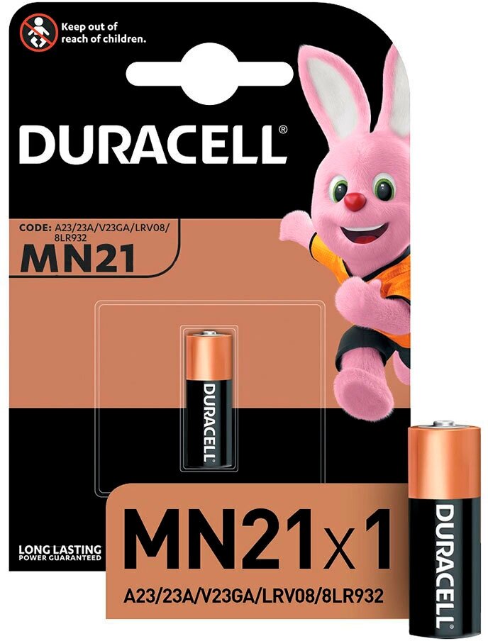 Батарейка Duracell (00000746) MN таблетка MN21 12 В (1 шт.)