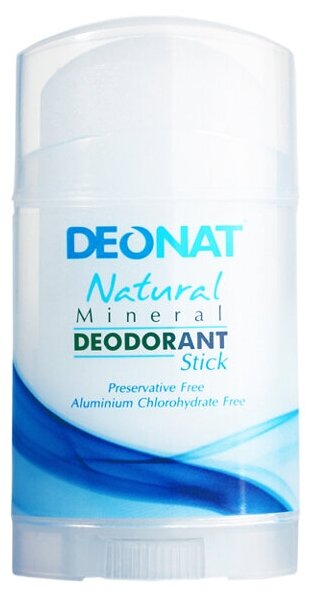 Кристаллический минеральный дезодорант DeoNat Natural Mineral Deodorant Stick, 100 г