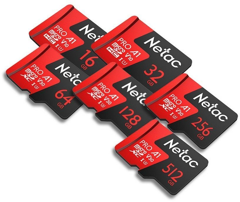 Карта памяти Netac P500 Extreme Pro MicroSDXC 128GB Сlass 10 UHS-I 100MB/s (NT02P500PRO-128G-S)