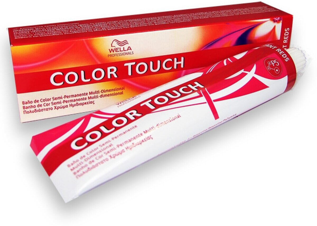 Wella Professionals Color touch Яркие красные тона 60 мл, оттенок 55/54, 55/54 красный лен (Wella Professionals, ) - фото №7