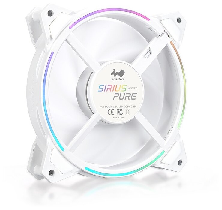 Вентиляторы для корпуса InWin Sirius Pure ASP120 fan RGB (6144481) - фото №3