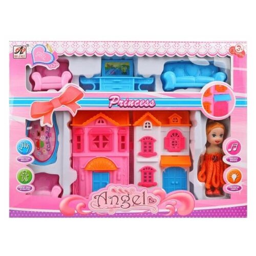фото Игровой набор shantou gepai домик с куклой
