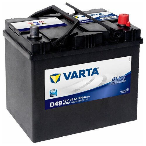 Аккумуляторная батарея blue dynamic (12v 65ah 570a), varta, 565411057