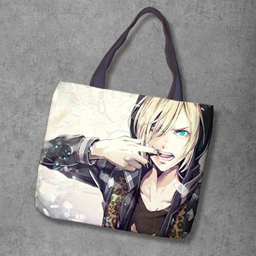фото Сумка шоппер anime dakimakura, фактура рельефная, мультиколор