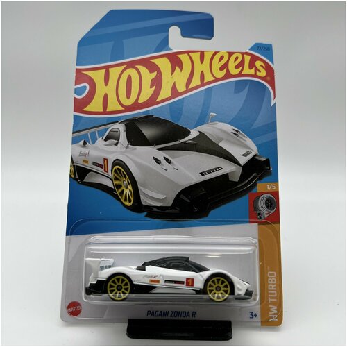  Детская машинка Hot 1:64 Wheels Редкая модель PAGANI ZONDA R Из Серии HW TURBO модель коллекционная 2023