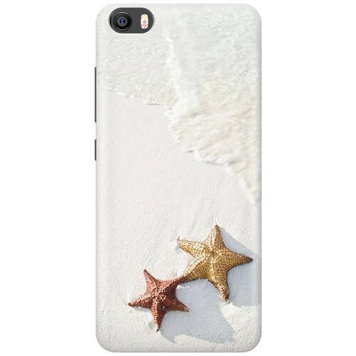 фото Cиликоновый чехол на xiaomi mi 5 / сяоми ми 5 с принтом "две морские звезды" gosso