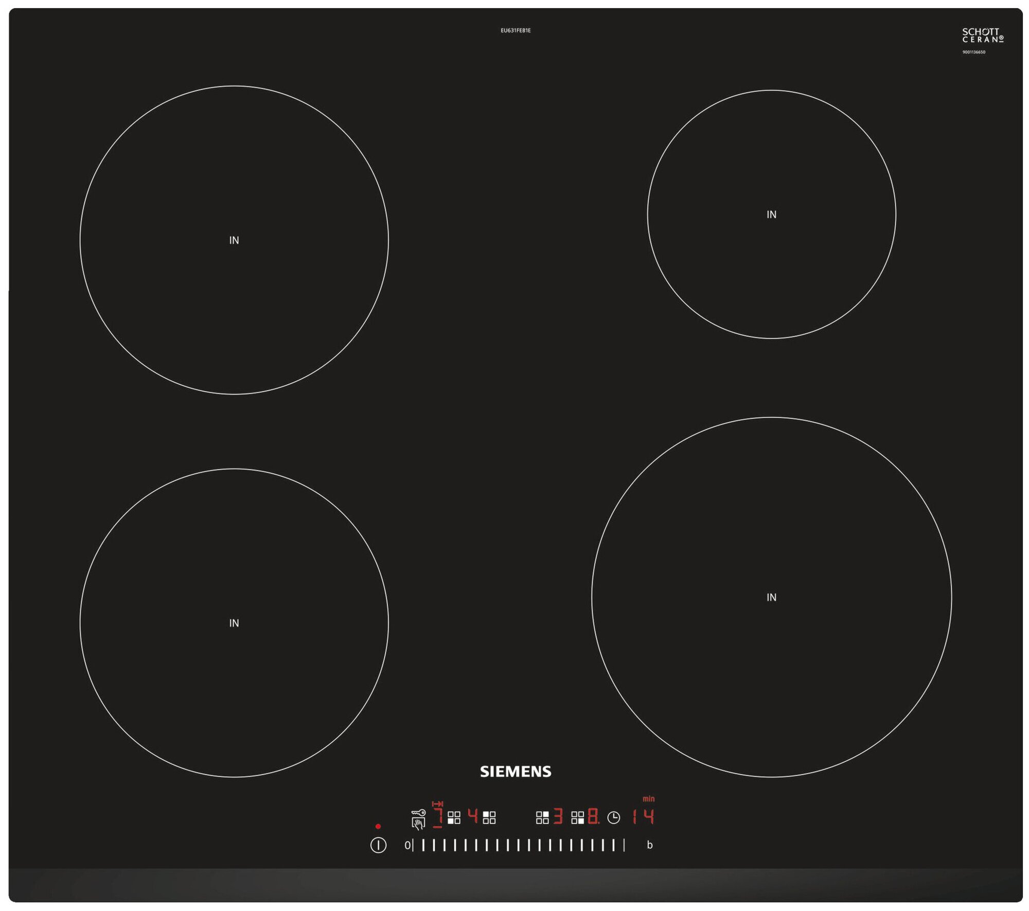 Встраиваемая индукционная панель SIEMENS EU 631 FEB1E