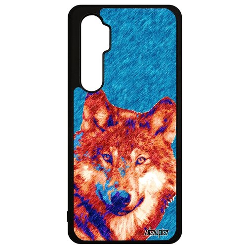 фото Чехол на мобильный mi note 10 lite, "дикий волк" злой wolf utaupia