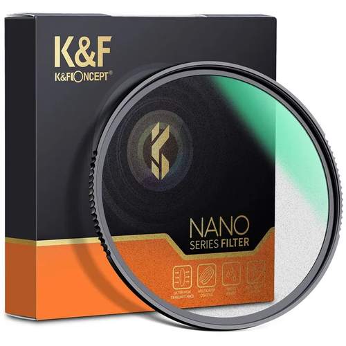 Рассеивающий смягчающий фильтр K&F Concept Nano-X Black Mist 1/2 77mm