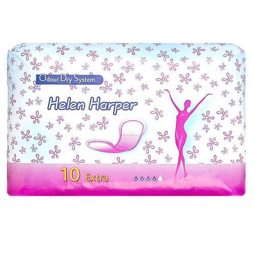 Послеродовые и урологические прокладки HELEN HARPER Microflex Medium, 10шт