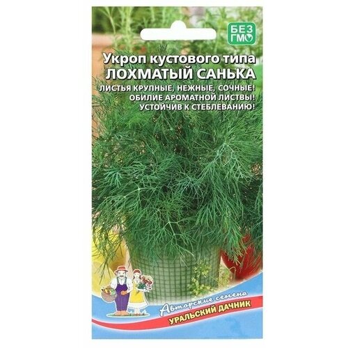 Семена Укроп Лохматый Санька, кустового типа, 2 г в комлпекте 2, упаковок(-ка/ки)