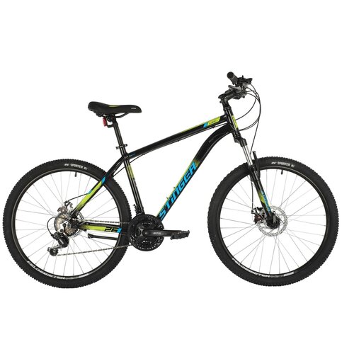 Горный (MTB) велосипед Stinger Element Evo 26 (2021) черный 18 (требует финальной сборки)