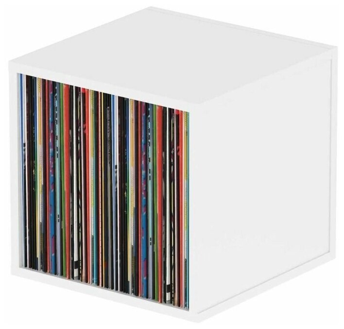 Подставка под виниловые пластинки Glorious Record Box White 110