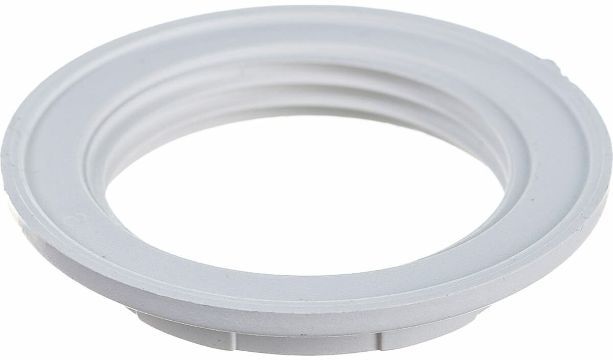 ЭРА Кольцо для патрона E27, пластик, белое (50/1000/9000) - фотография № 5