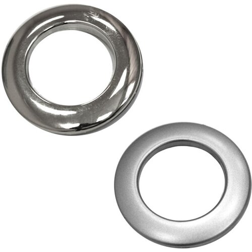 Люверсы для штор Ajur 3,5см 10шт серебряные, арт.79071
