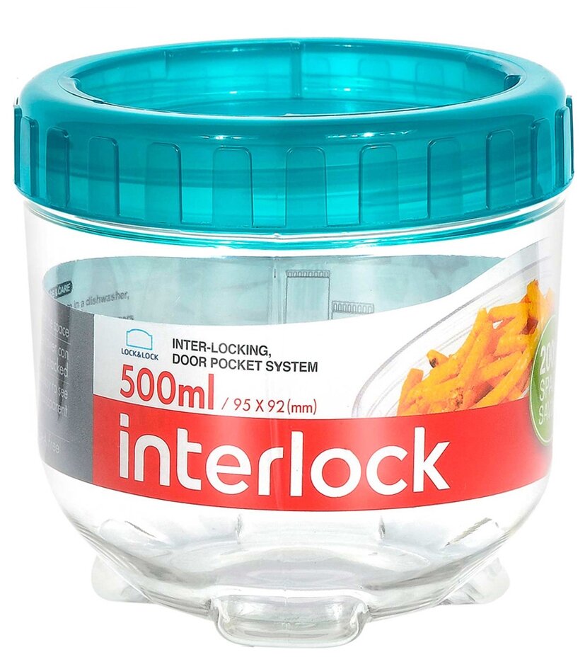 Банка для хранения сыпучих продуктов"LocknLock" Interlock, 500 мл. - фотография № 2