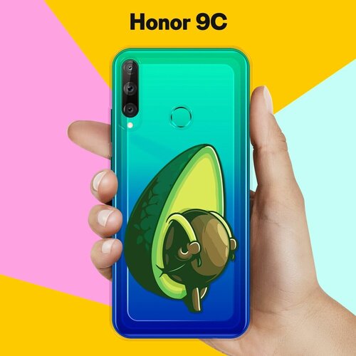 Силиконовый чехол Рюкзак-авокадо на Honor 9C