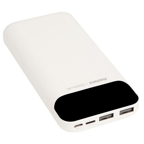 Внешний аккумулятор REMAX RPP-93 Lesu Series Cabled Power Bank, 2.0A, (10000mAh) white 6954851205159