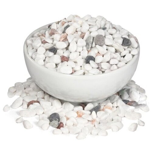 грунт для аквариума aquael aqua decoris dolomite gravel доломитовый 2 4мм 2кг Грунт для аквариума Laguna 20101B бело-розовый меланж, 2кг, 3-4мм