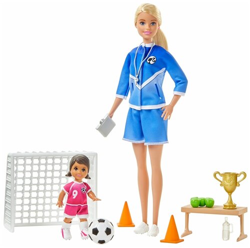 Набор Barbie Футбольный тренер, GLM47 разноцветный