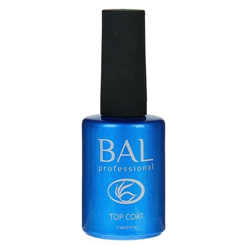 BAL Верхнее покрытие Top Coat с липким слоем, прозрачный, 11 мл, 50 г