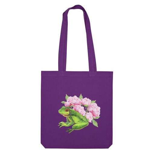 фото Сумка шоппер us basic, фиолетовый