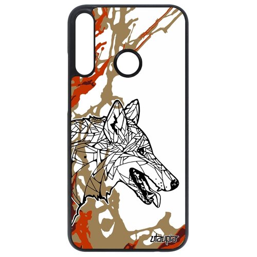 фото Чехол на смартфон huawei p40 lite e, "волк" древний злой utaupia