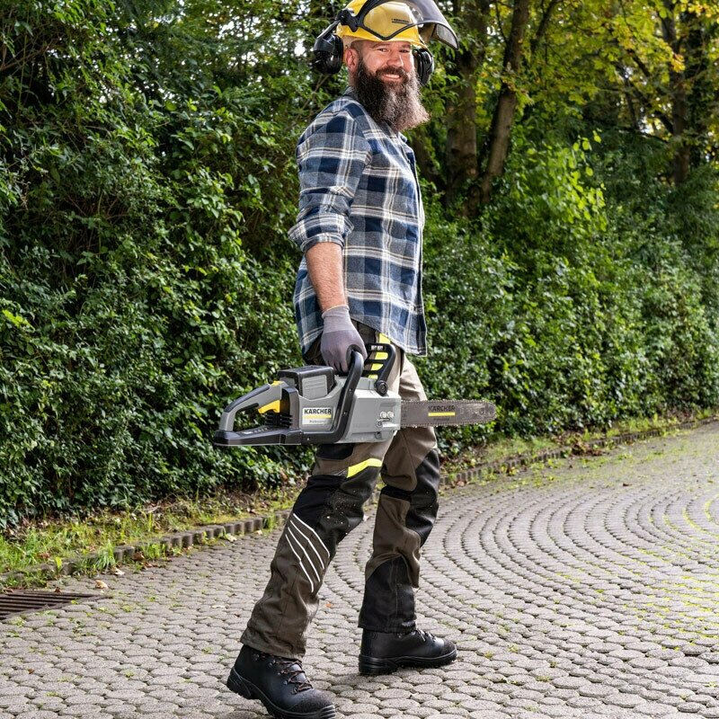 Цепная пила профессиональная аккумуляторная Karcher CS 400/36 Bp - фотография № 13