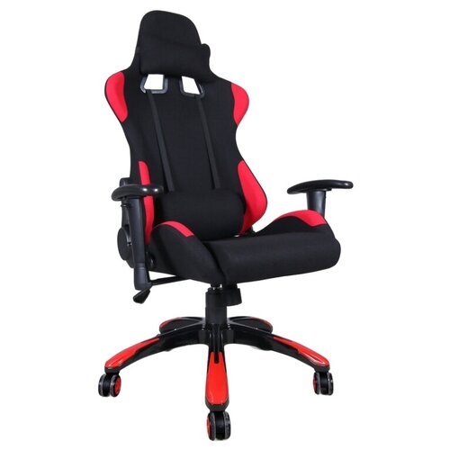 фото Компьютерное кресло tetchair igear игровое, обивка: текстиль, цвет: черный/красный