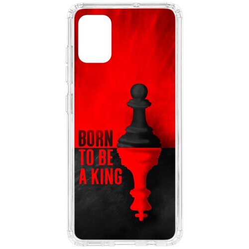 фото Чехол на samsung galaxy a51 kruche print born to be a king кruче