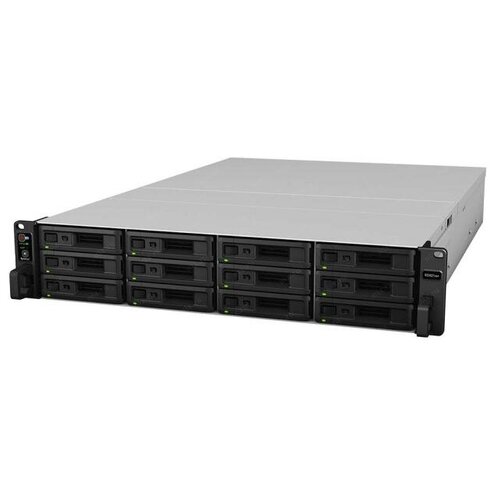 Synology (Rack2U) 8C2, 1Ghz/8Gb (64)/RAID0, 1, 10, 5, 6/upto12HP HDDs SATA(3, 5or2, 5)upto 36 with 2xRX1217RP/2xUSB/4GE+2x10GE/2xPCIe/iSCSI/2xIPcam(upto90)