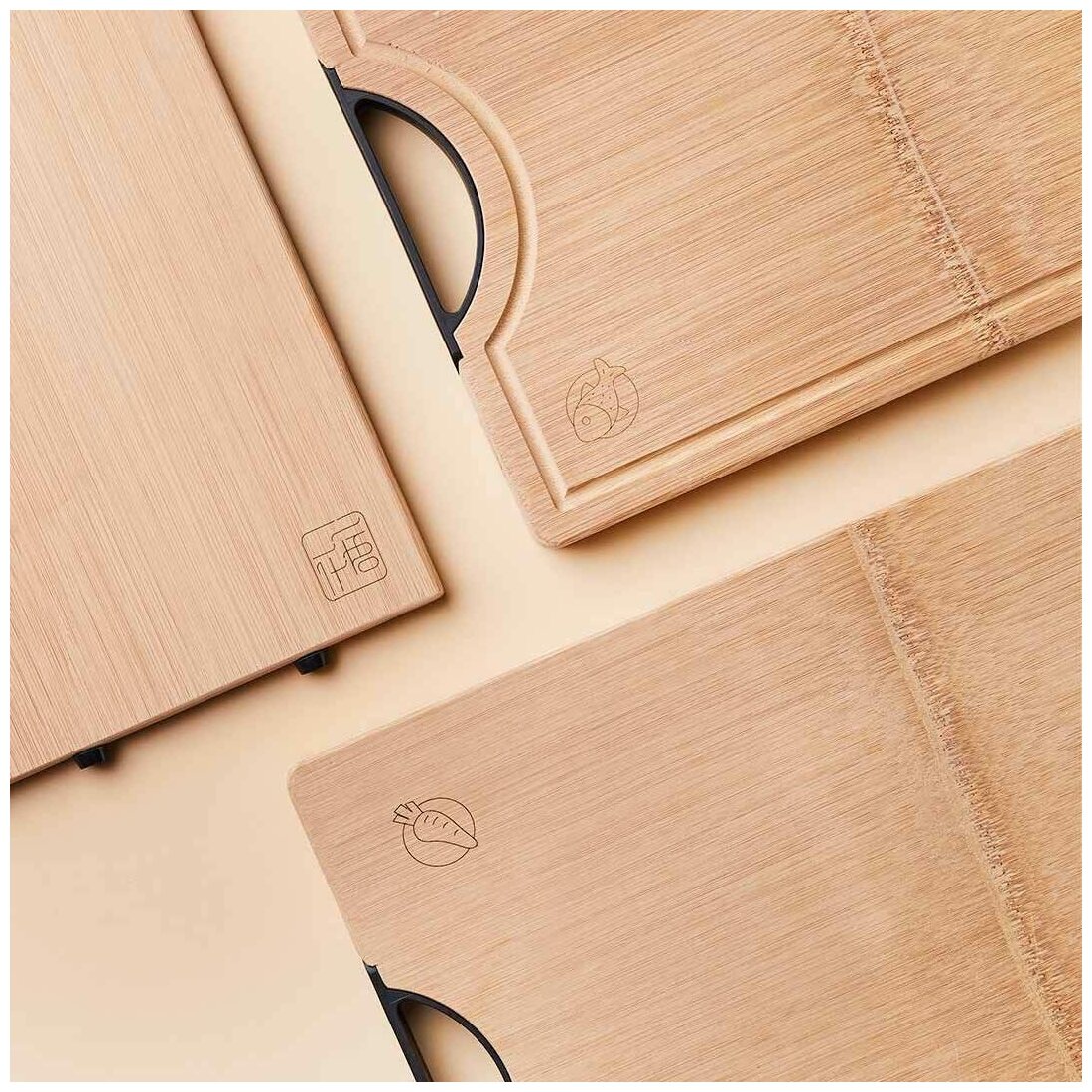 Разделочная доска из бамбука Xiaomi Whole Bamboo Cutting Board Large - фотография № 4