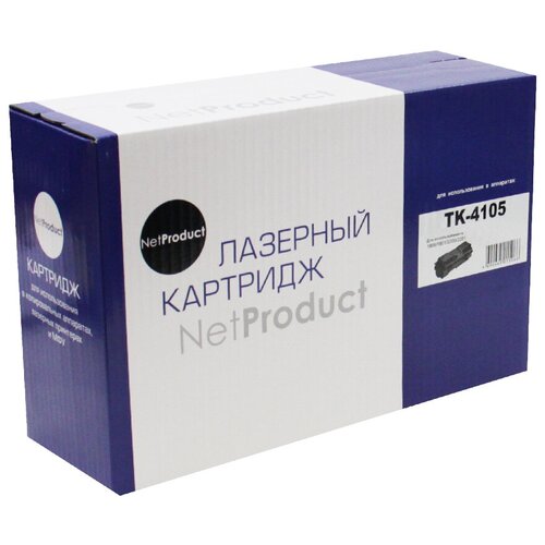 Картридж NetProduct N-TK-4105, 15000 стр, черный картридж netproduct n tk 410 15000 стр черный