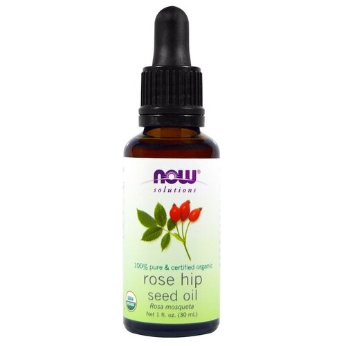 NOW Масло для тела Rose hip seed oil, 30 мл