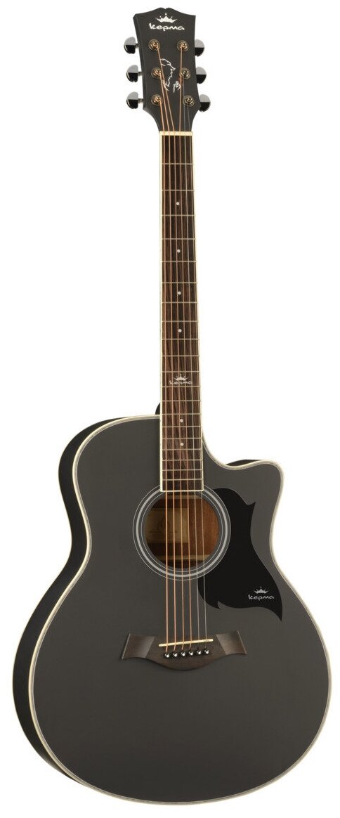 KEPMA A1C Black акустическая гитара, цвет черный