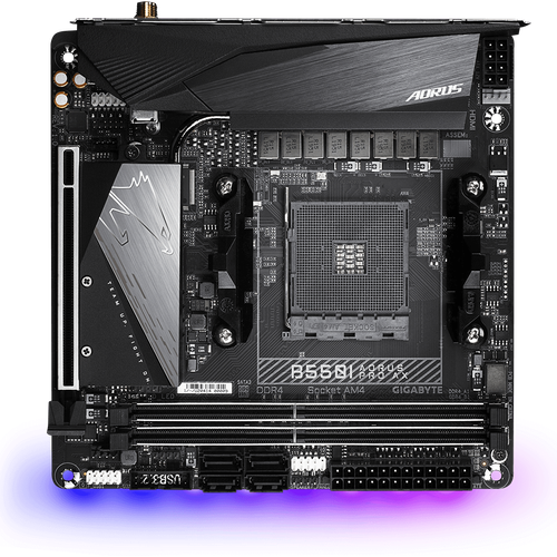 Материнская плата GIGABYTE B550I AORUS PRO AX (rev. 1.x) Retail