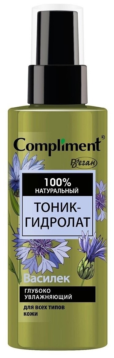 Compliment Тоник-гидролат Василек глубоко увлажняющий, 150мл