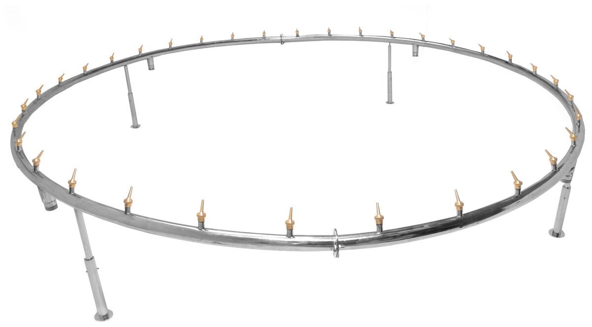 Фонтанное кольцо Reexo Fontana Corona, ø=4 м, 60 мм, на 64 форсунки, AISI-304, цена - за 1 шт