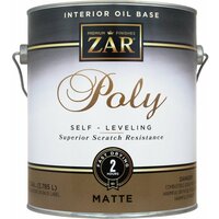 Бесцветный полиуретановый лак для внутренних работ ZAR Interior Oil Base Poly 3,78 л Матовый 33913