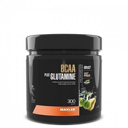 Maxler BCAA + Glutamine 300 гр (Maxler) Зеленое яблоко - груша