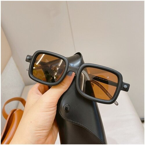 Солнцезащитные очки Aras, кошачий глаз, оправа: пластик, поляризационные, для женщин, черный