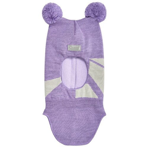 фото Aaw202k1hw05 шапка-шлем д/дев. "рена" р. 46-48 цвет сиреневый_серый oldos