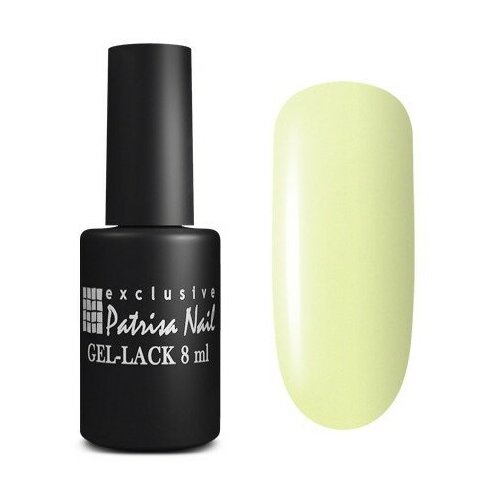 Patrisa Nail Гель-лак Gelato, 8 мл, 38 г, 110 холодный светло-желтый