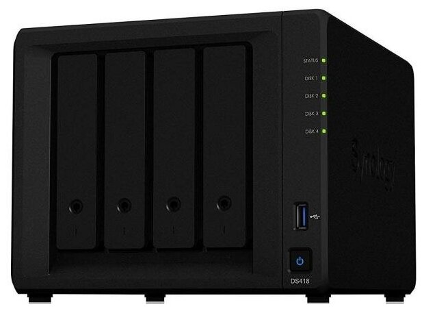 Сетевое хранилище Synology DS418 4x2,5 / 3,5