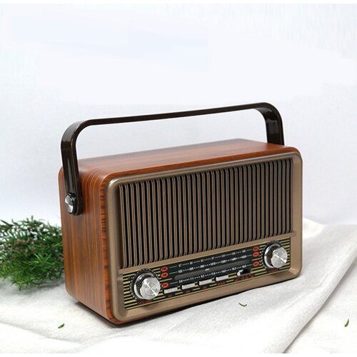 Радиоприемник в стиле ретро Радиоприемник Bluetooth портативная колонка переносная USB microSD AUX 249900₽