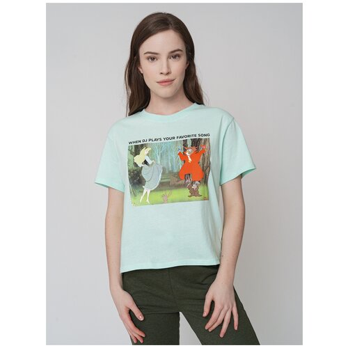 фото Футболка с кор.рукавом твое 70887 размер xs, светло-зеленый, women