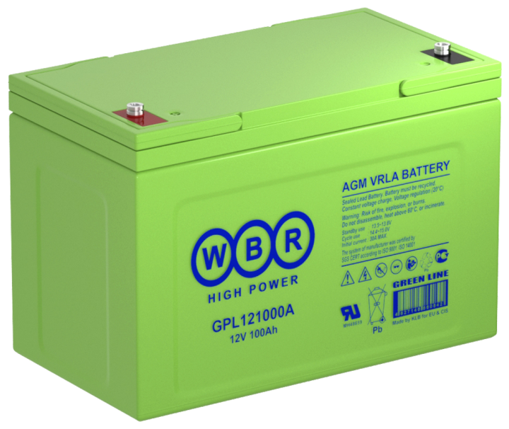 Аккумуляторная батарея WBR GPL121000A