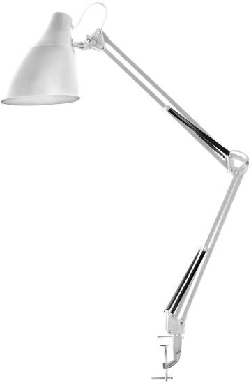 Светильник на струбцине Camelion Светильник настольный с металлической струбциной KD-335 белый