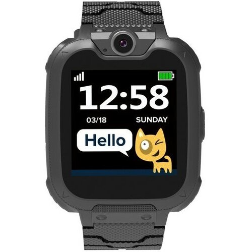 Детские смарт-часы Canyon KW-31 сенсорные 2G MP3 плеер камера игры звонки черные 473000₽